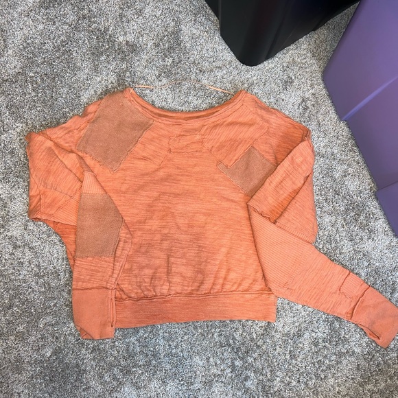 Free People 5 star sweet cinnamon tee Size XS OVERSIZED can fit medium - Picture 7 of 10